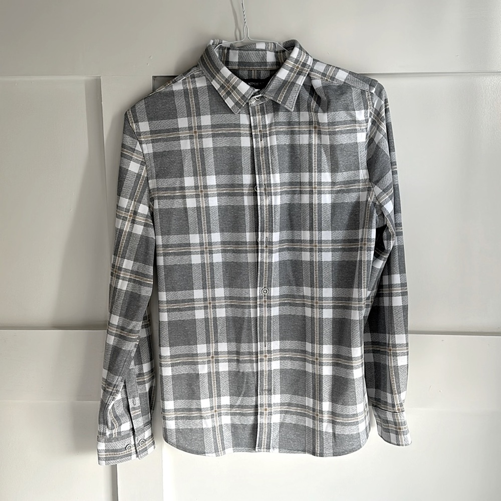 Express Men’s M Button Down Plaid Shirt